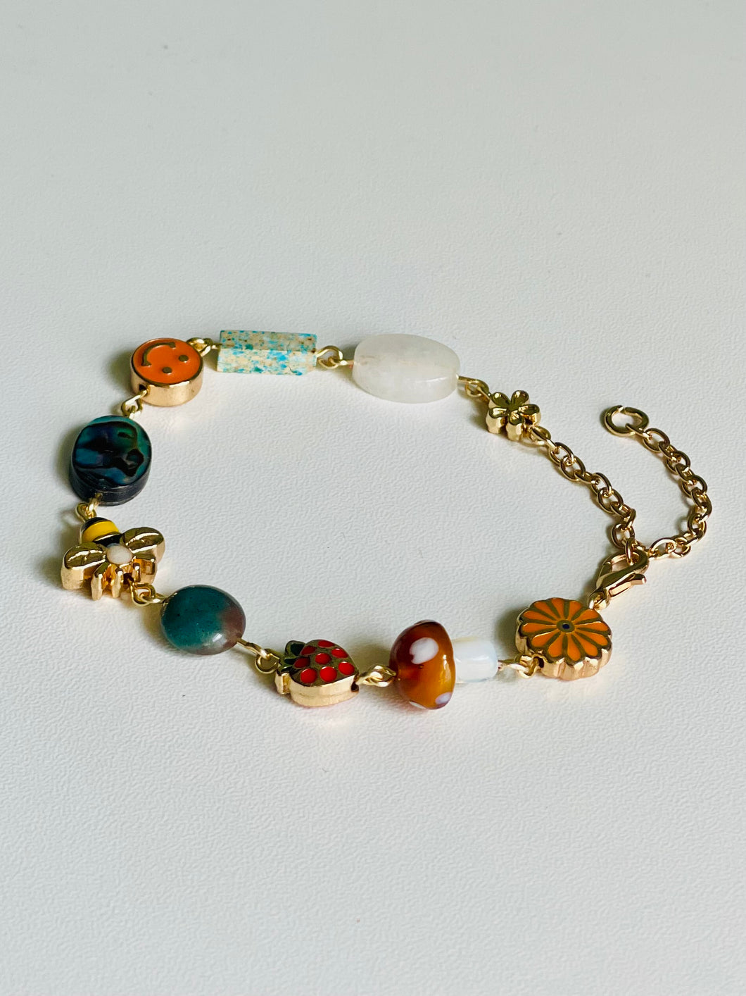 Junk Charm Bracelet - Gold