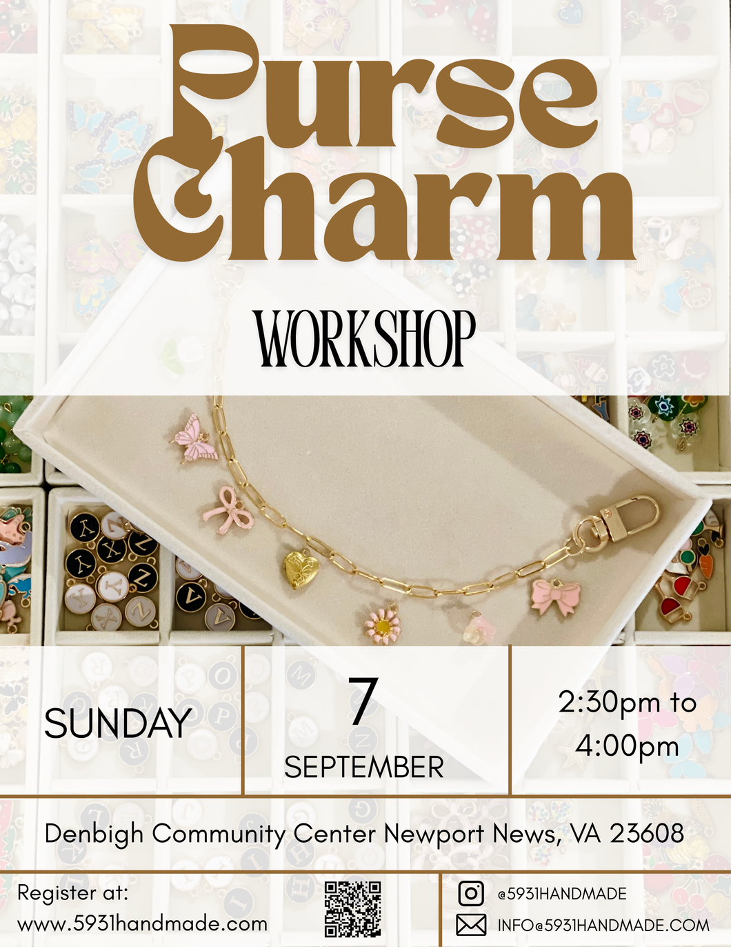 Purse Charm Workshop Ticket