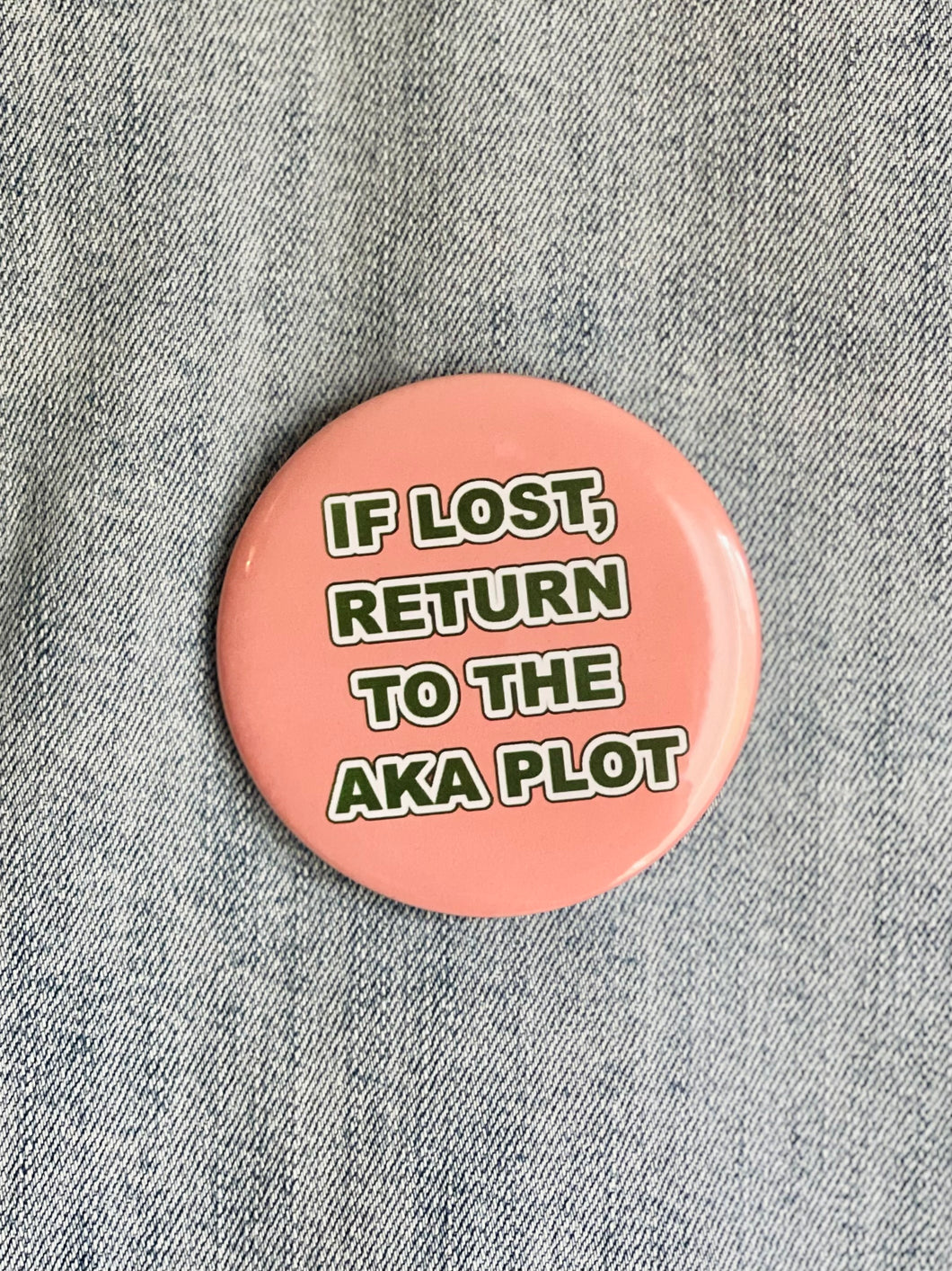 “If Lost” Pin Buttons