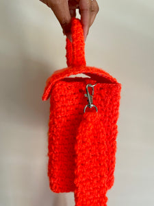 Crochet Sunflower Mini Tote Bag