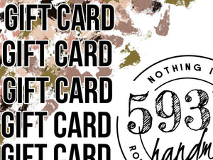 5931handmade Gift Card